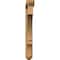 Ekena Millwork Balboa Arts and Crafts Rough Sawn Bracket w/ Offset Brace, Western Red Cedar, 6"W x 42"D x 48"H BKT0604X42X48BOA03RWR - alternate 3
